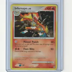 Infernape LV.40 Pokemon Card Diamond & Pearl Rare Holo Card 5/130 - Image 1