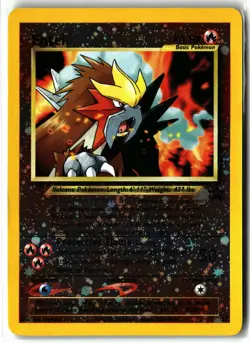 Entei ⭐ 34 Reverse Holo Promo Wizards Black Star Promos 1999 Pokemon LP/MP - Image 1