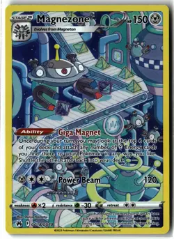 Magnezone ⭐ GG18/GG70 Holo Crown Zenith Galarian Gallery Pokemon NM - Image 1