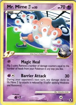 Mr. Mime E4 28/111 Rising Rivals Pokemon TCG NM - Image 1