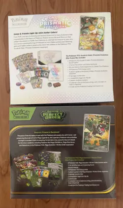 Pokemon Prismatic Evolutions & Perfect Order Elite Trainer Box ETB - Image 2