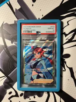 SKYLA PSA 10 POKEMON SWORD & SHIELD SHINING FATES #072 - Image 1