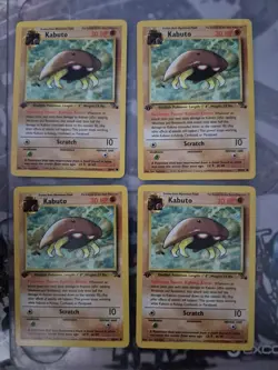 Kabuto 50/62 | Fossil 1st Edition | Pokemon Common | LP - Image 1