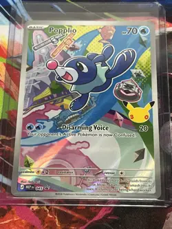 Popplio - 045 Black Star Promo Pokemon ME: Mega Evolution Promo NM - Image 1
