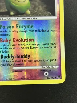 Pokemon TCG - Budew NM Reverse Holo 33/100 | Stormfront - Image 2