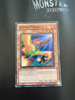 YUGIOH JURRAC PTERA SUPER RARE HA03-EN006 1ST EDITION - Image 1