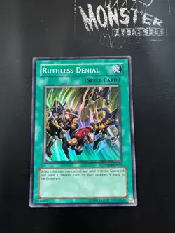 YUGIOH RUTHLESS DENIAL SUPER RARE DP04-EN024 - Image 1
