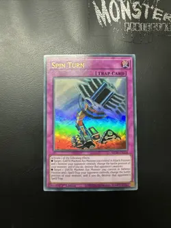 YUGIOH SPIN TURN ULTRA RARE MP20-EN218 1ST EDITION - Image 1