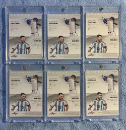 MESSI ARGENTINA / SHOHEI OHTANI DODGERS LOT (6) 2023 SOCCER/BASEBALL CARDS - Image 2