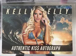 WWF KELLY KELLY Barbie Blank Authentic Autograph Kiss Card Signed Auto WWE Diva - Image 2