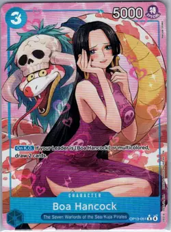 Boa Hancock (Alternate Art) OP13-051 English Carrying On His Will - One Piece NM - Image 1