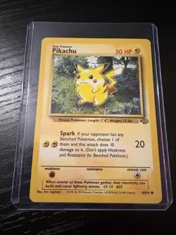 Pokemon Pikachu Jungle 60/64 Common Regular Basic 1999 50 HP English Card - Image 1