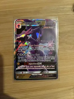 Pokemon Cards Naganadel GX 160/236 Unified Minds Holo Rare GX NM - Image 1