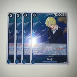 Sanji OP15-047 R X4 Playset Adventure on KAMI's Island ONE PIECE Card Game Eng - Image 1