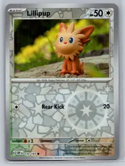 Lillipup #170/197 SV03: Obsidian Flames Reverse Holo Common - Pokemon Cards G33 - Image 1