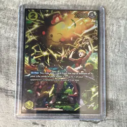 Bandai One Piece CCG Zeus Rare SP Character Card OP11-106 2000 Power - Image 1