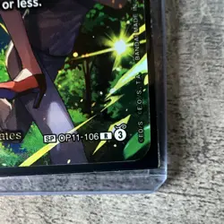 Bandai One Piece CCG Zeus Rare SP Character Card OP11-106 2000 Power - Image 5