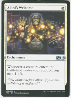 Ajani's Welcome U Core Set 2019 6 NM - Image 1