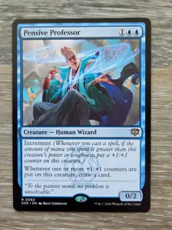 PENSIVE PROFESSOR ~ NM ~ MTG Magic - 0063 SOS Secrets of Strixhaven - Image 1