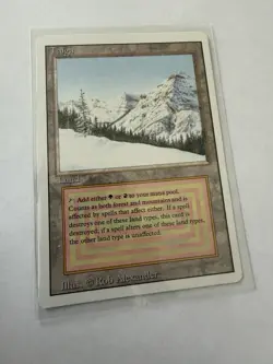 MTG Taiga Revised Edition Dual Land LP/MP+ Vintage Magic The Gathering - Image 1