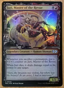 X 1 Juri, Master of the Revue Foil MUL 046 MTG Magic The Gathering - Image 2