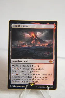 Mount Doom 70 The Lord of the Rings NM English 556 - Image 1