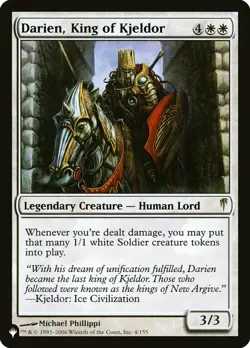 x1 Darien, King of Kjeldor - The List R MTG The List M/NM, English - Image 1
