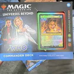 Magic: The Gathering Universes Beyond Doctor Who Paradox Power Commander Deck - Image 1