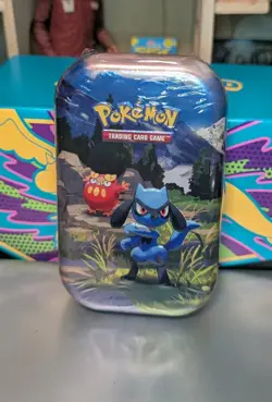 Pokemon TCG: Ascended Heroes RIOLU Mini Tin Factory Sealed Brand NEW - Image 1