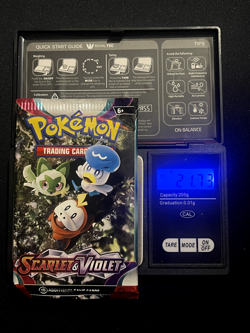 (HEAVY) 21.73g Pokemon - Scarlet & Violet Booster Pack BRAND NEW SEALED - Image 1