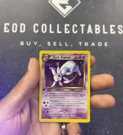 Pokemon Dark Espeon Neo Destiny 1st Edition Holo Rare #4 LIGHT* HOLO BLEED ERROR - Image 1