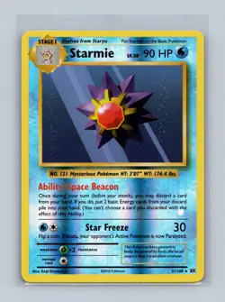 Starmie 31/108 Rare Evolutions Pokemon Reverse Holo Lightly Played - Image 1