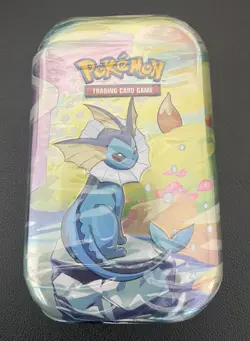 Pokemon TCG: Prismatic Evolutions Mini Tin | Vaporeon | Brand New - Image 1