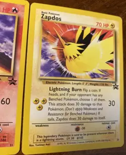 Pokemon Black Star Promo Moltres Zapdos Articuno Legendary Birds #21 22 23 NM LP - Image 4