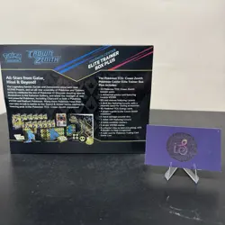 2023 Pokemon SWSH Crown Zenith Sealed Pokemon Center ETB Elite Trainer Box Plus - Image 3