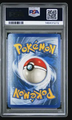2002 POKEMON LEGENDARY COLLECTION #103 POKEMON TRADER-REVERSE FOIL PSA 8 - Image 2