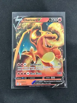 Charizard V 017/172 Ultra Rare Pokemon TCG Brilliant Stars NM - Image 1