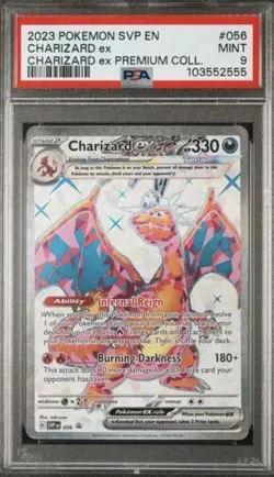 Pokemon Charizard ex Scarlet & Violet Promo 056 Holo Stage 2 330 HP PSA 9 - Image 1