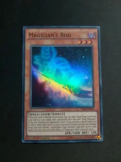 MAGICIAN'S ROD TDIL-EN019 • Super Rara • 1a Ed • YuGiOh! (Verga Del Mago) - Image 1