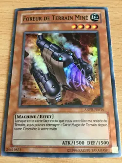 Carte Yu-Gi-Oh! ANPR-FR034 Foreur de Terrain Mine (Super Rare) - Image 1