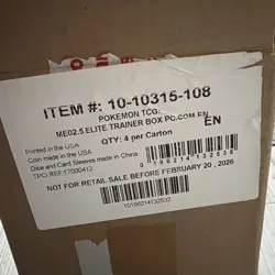 Pokemon TCG: Mega Evolution-Ascended Heroes Pokemon Center ETB x2 - FAST SHIP! - Image 2