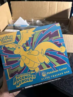 Pokemon TCG: Mega Evolution-Ascended Heroes POKEMON CENTER ETB NEW & SEALED - Image 1