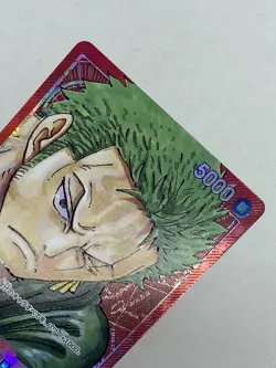 RORONOA ZORO OP01-001 ROMANCE DAWN ONE PIECE CARD JAPAN / JAPON - Image 3