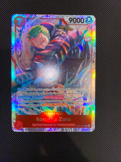 Carte One Piece RORONOA ZORO EB04-007 OP15 Super Rare neuve en edition francaise - Image 1