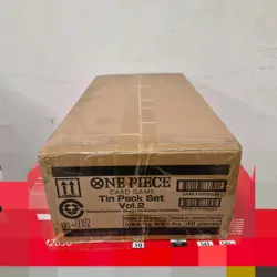 One Piece Card Game TS-02 Tin Pack Set Vol.2 (x48) Sealed Case ENGLISH - Image 1