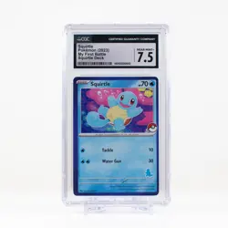 Pokemon Squirtle My First Battle - Squirtle Deck 2023 - CGC 7.5 PokeBall Symbol - Image 1