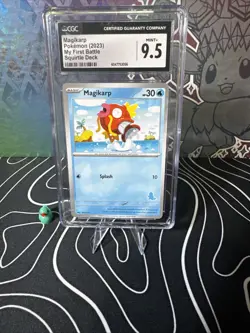 Pokemon - My First Battle - Magikarp - Squirtle Stamped CGC 9.5 - Image 1