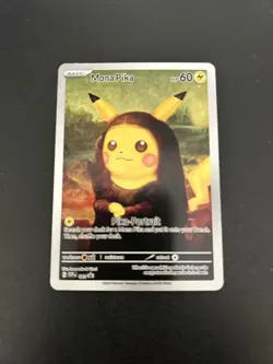 Mona Pika (Pikachu) Pokemon Black Star Promo Fan Art Card - NM - Image 1