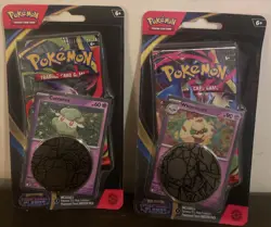 Pokemon TCG Phantasmal Flames Blister Packs With Promo Cards Coin Bundle of 2 - Image 1