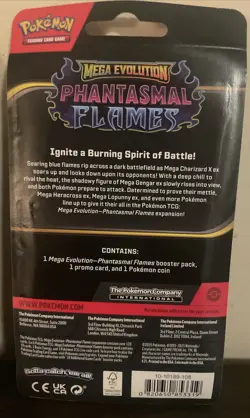 Pokemon TCG Phantasmal Flames Blister Packs With Promo Cards Coin Bundle of 2 - Image 5